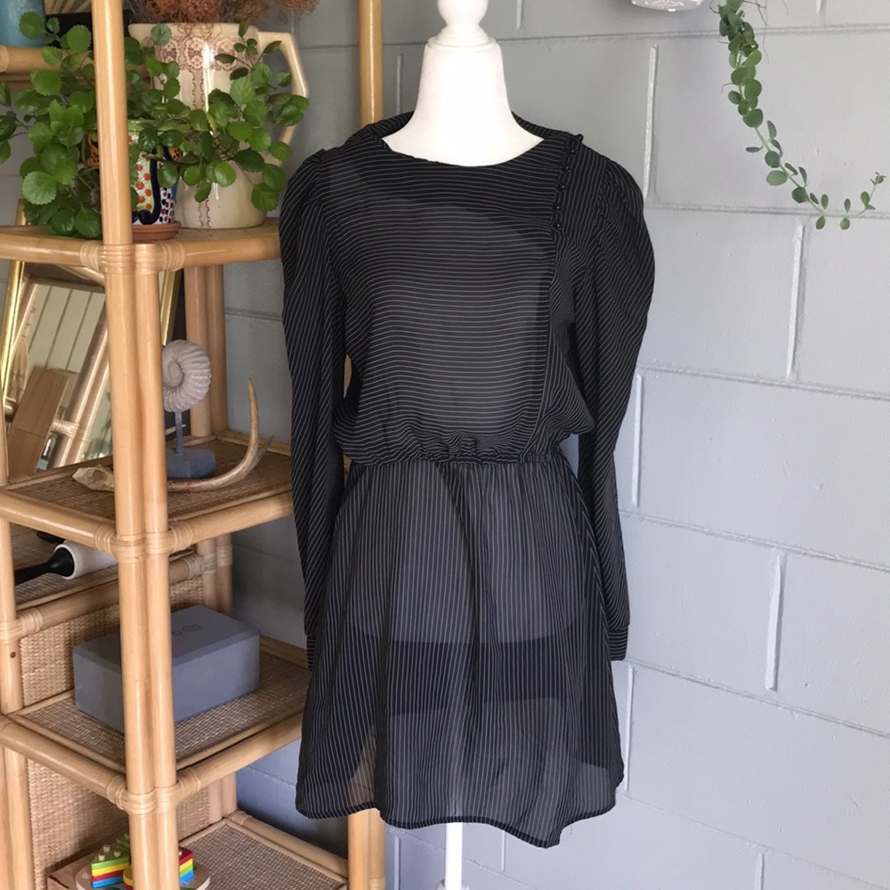 Vintage pinstriped tunic